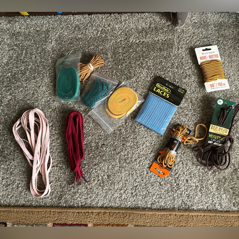 Assorted Shoelaces in Multiple Colors